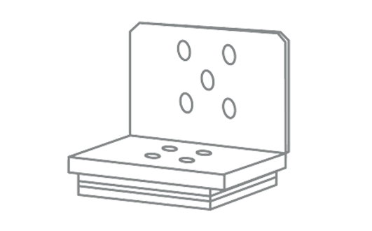 Illustration GEPI Connect 100, Winkelverbinder, Angle Bracket