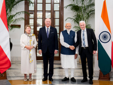 CEO Jürgen Rainalter at the India-Austria Business Summit CEO Jürgen Rainalter at the India-Austria Business Summit