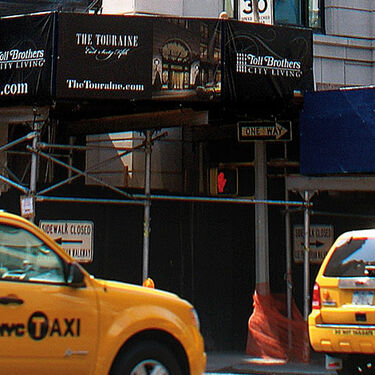 Luxury apartment block The Touraine, Manhattan, New York