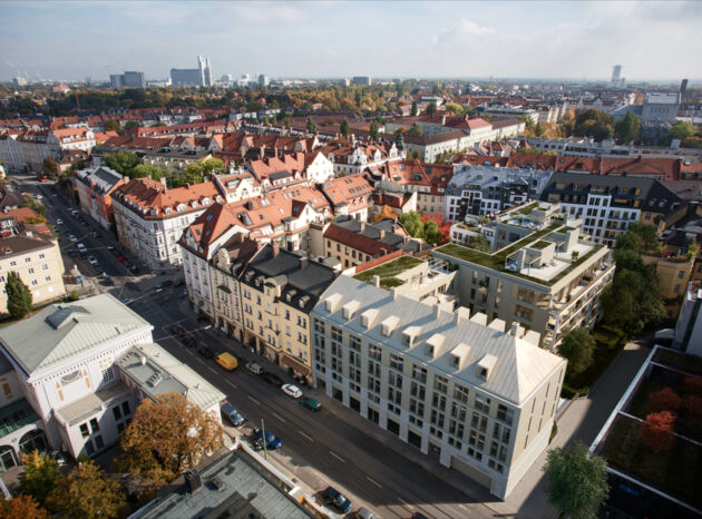 Gebäudelagerung Troger Höfe