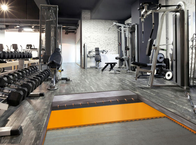 Acoustic Floor Mat Fitness Center