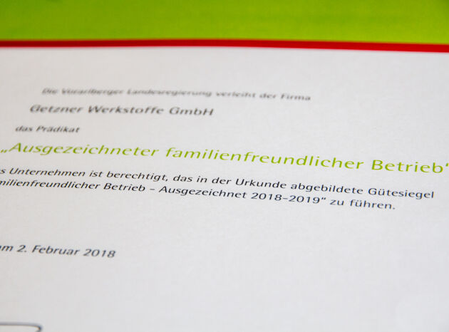 Familienfreundlicher Betrieb 2018