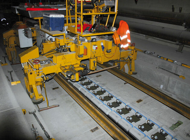 Feste Fahrbahn Gotthard Basistunnel